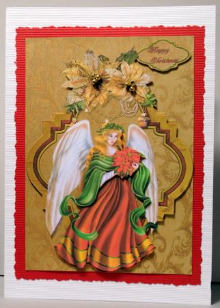 Christmas Angel Quick Card by Kristina Norbat