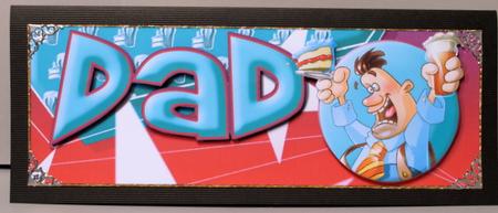Beer and Cake Fathers Day/dad Dl Card. by Kristina Norbat