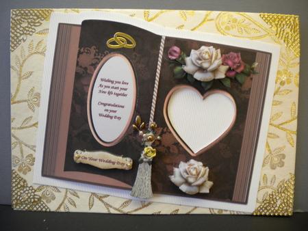 Vintage Rose Wedding Book Sheet by Kristina Norbat