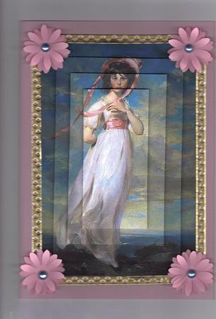 Girl in Pink Bonnet by Kristina Stefanovic