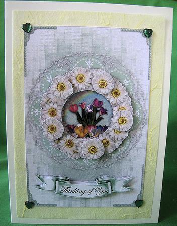 Daisy Get Well Card by Kylie Caldwell