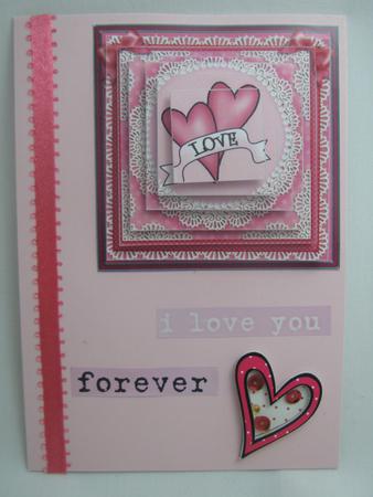 Love Hearts Pyramage Sheet by Kylie Caldwell