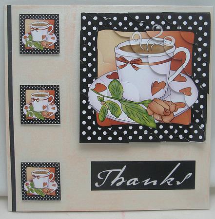 8 x 8 Time for Tea Kit with Scalloped Corners by Kylie Caldwell