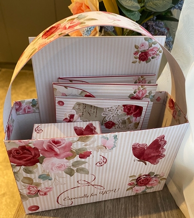  Roses & Butterflies Tailored For You Stationery Set by Kym Barry