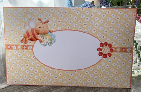 Triple Scallop Easel Card  by Kym Barry