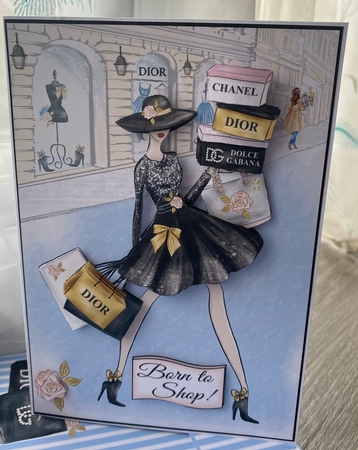 Born To Shop by Kym Barry