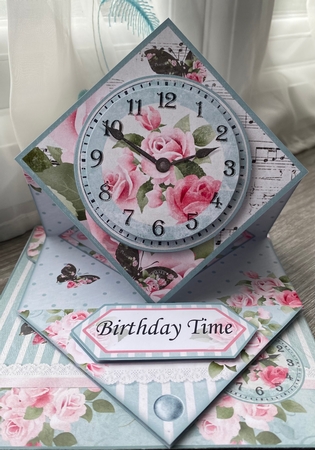 Enjoy Every Minute Diamond Easel Card by Kym Barry