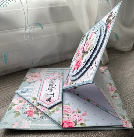 Enjoy Every Minute Diamond Easel Card by Kym Barry