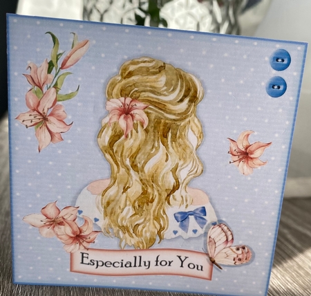 Long Hair & Lilies by Kym Barry