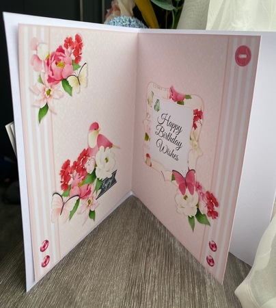 Butterflies and Birds Pocket Card    by Kym Barry