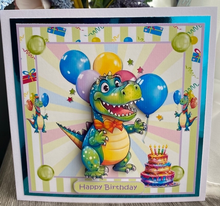 Birthday Dinosaur by Kym Barry