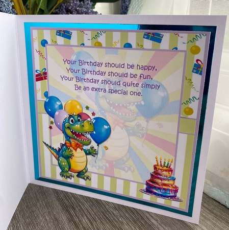 Birthday Dinosaur by Kym Barry