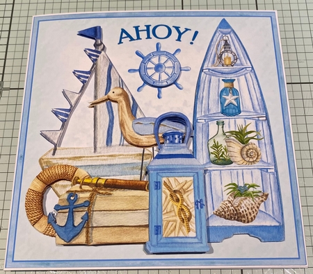  AHOY Nautical Card by Kym Barry