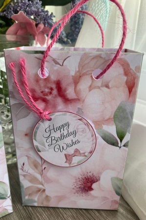 Floral Gift Bag & Boxes by Kym Barry