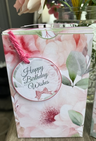 Floral Gift Bag & Boxes by Kym Barry
