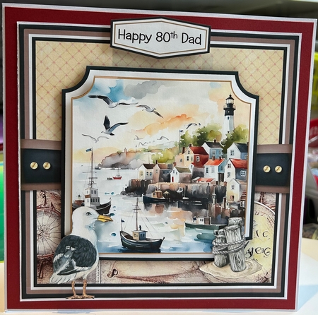 The Harbour Card Topper Kit by Kym Barry