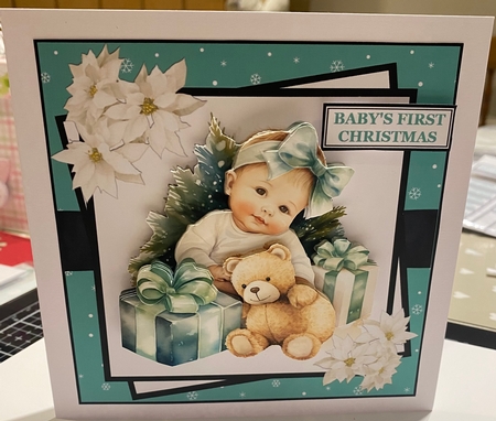 BABYS FIRST CHRISTMAS - GREEN - GIRLS KIT by Kym Barry