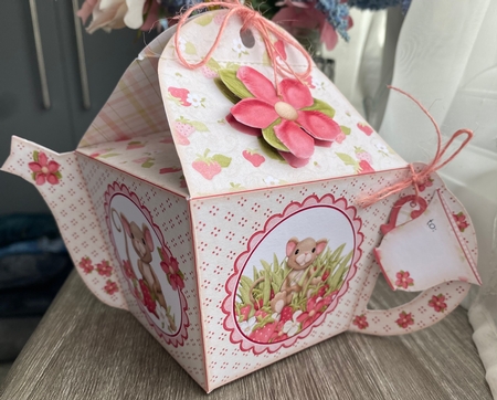 A Mice Cuppa Teapot Gift Box by Kym Barry