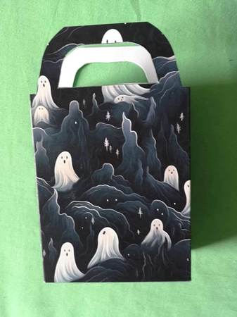 Halloween ghosts gift bag 1 by Kym Barry