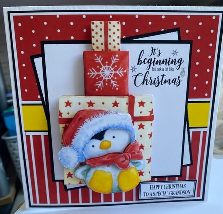 PENGUIN WITH GIFTS KIT by Kym Barry
