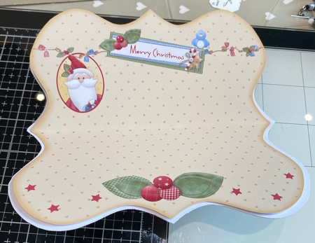 Merry Christmas Santa Card by Kym Barry