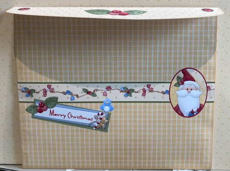 Merry Christmas Santa Card by Kym Barry