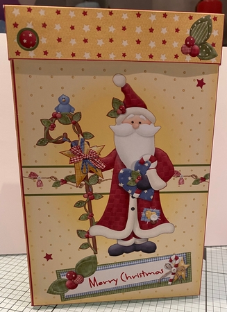 Merry Christmas Santa Boxes by Kym Barry