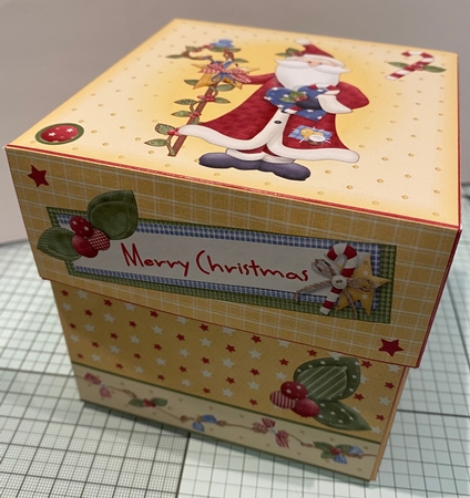 Merry Christmas Santa Boxes by Kym Barry