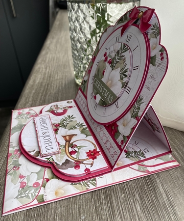 Christmas Joy Easel Card by Kym Barry