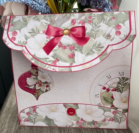 Christmas Joy Easel Card by Kym Barry