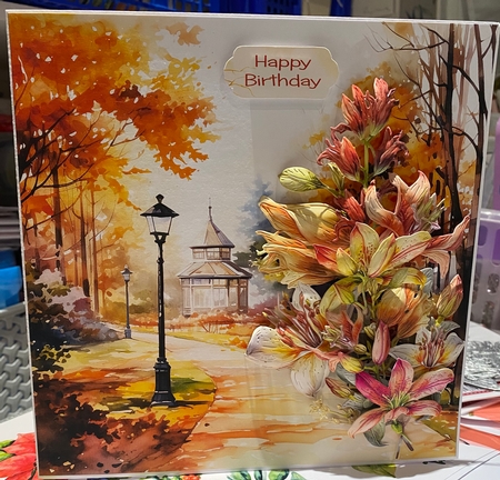 Autumn park by Kym Barry