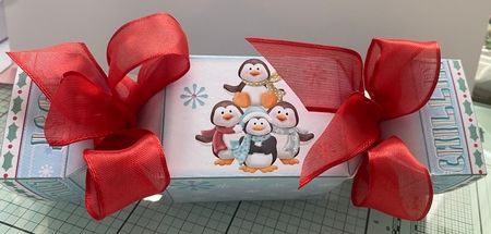 Just Chillin Penguins Christmas Boxes  by Kym Barry