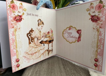 Vintage Lady Lace & Pearls by Kym Barry