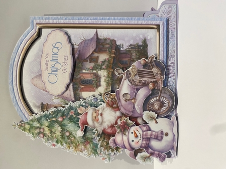 Spreading Christmas Cheer 15 1 XL Shaped Card Kit by Kym Barry