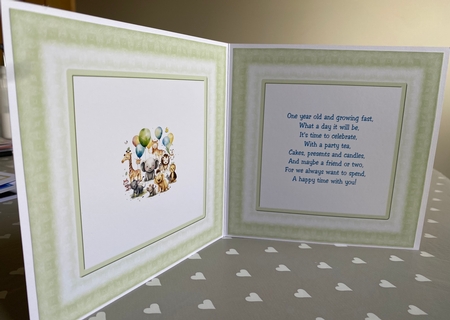 Safari Animals Birthday Card Kit - Ages 1-5 by Kym Barry