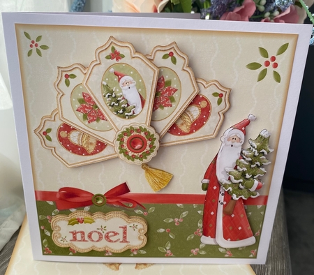Noel Fan Card by Kym Barry