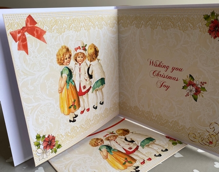 Vintage Girls Topper Card by Kym Barry