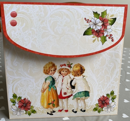 Vintage Girls Topper Card by Kym Barry