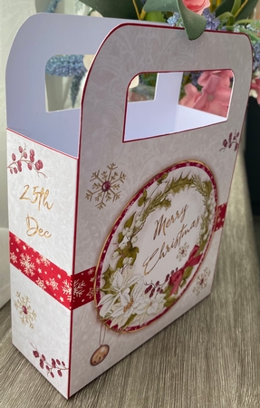 Christmas Wreath Gift Bags by Kym Barry