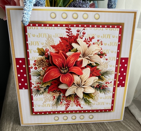 8x8 Mini Kit, Beautiful Christmas Posie 2 by Kym Barry