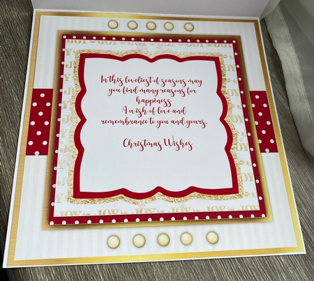 8x8 Mini Kit, Beautiful Christmas Posie 2 by Kym Barry