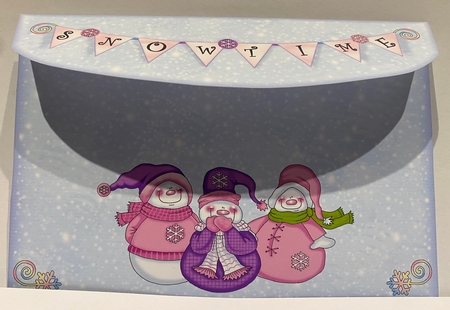 Happy Snowmen Trio  by Kym Barry