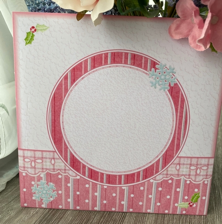 Let It Snow Pink Snowman by Kym Barry