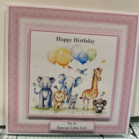 Safari Animals Birthday Card Kit 2 - Ages 1-5 by Kym Barry