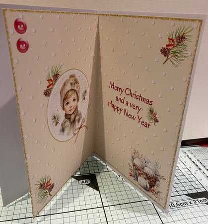 Winter Boy Topper Card by Kym Barry