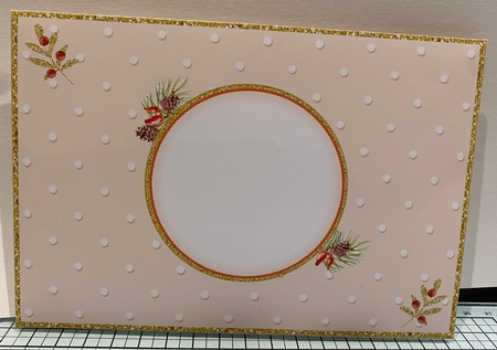 Winter Girl Topper Card by Kym Barry