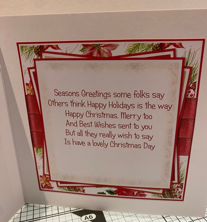 The Traditional Christmas Card  five by Kym Barry