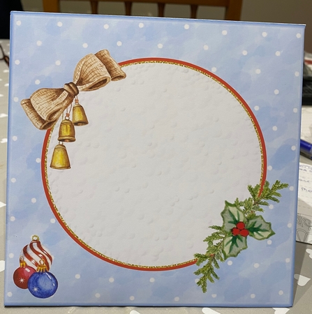 Santa Jingle Bells Card by Kym Barry