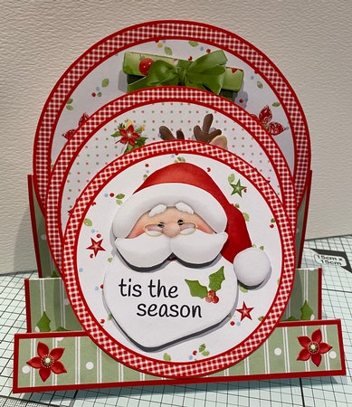 Tis The Season Circles Stepper Card by Kym Barry