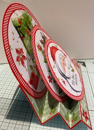 Tis The Season Circles Stepper Card by Kym Barry